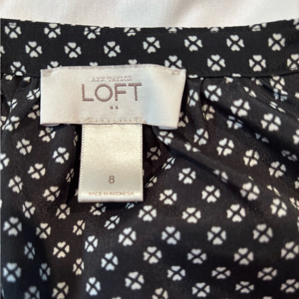 Loft Patterned Romper Size 8 - image 3